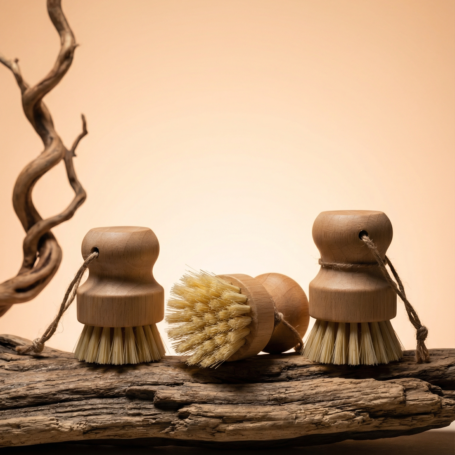 Oppvaskbørste i tre